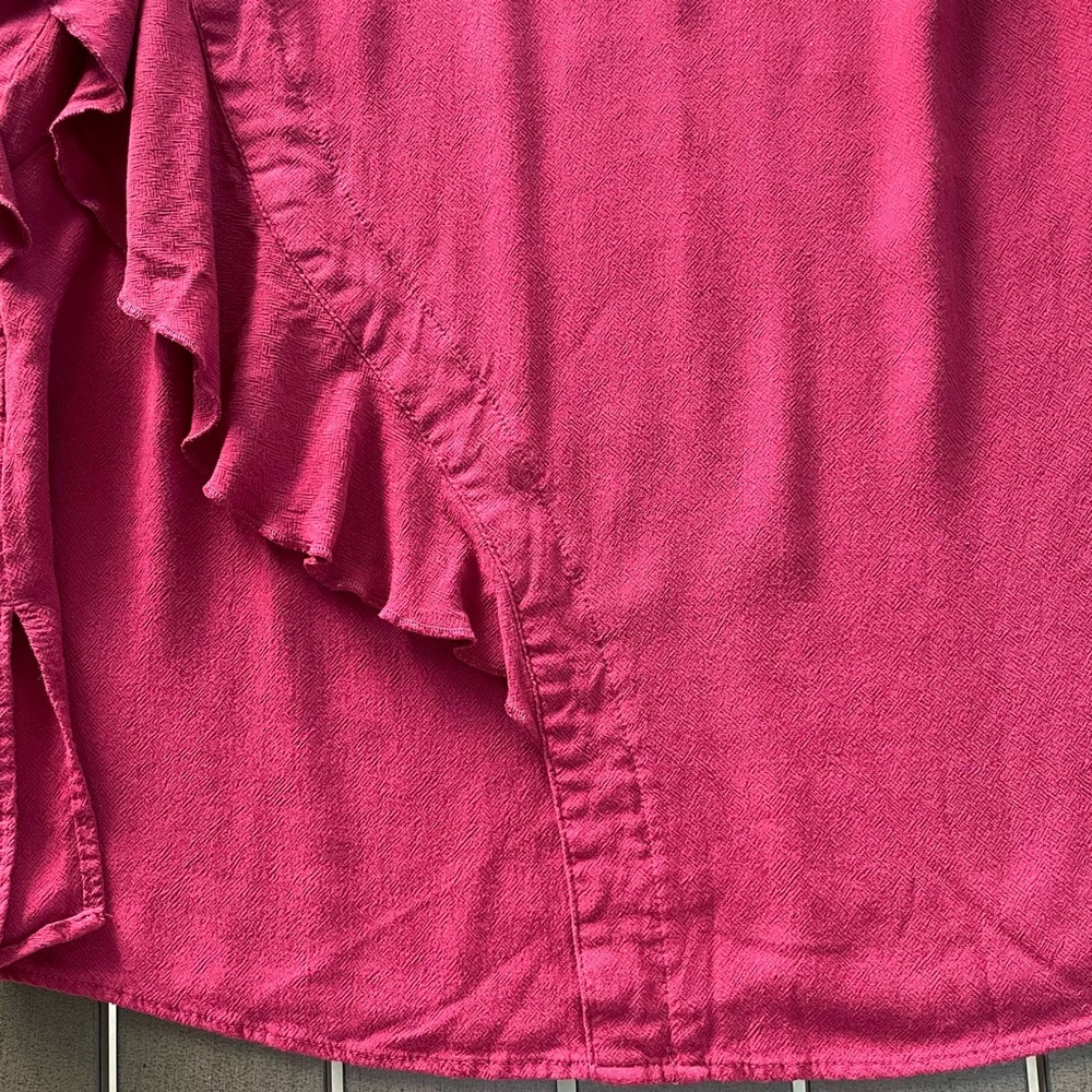 Express Flutter Ruffle Rayon Blouse!! - image 5